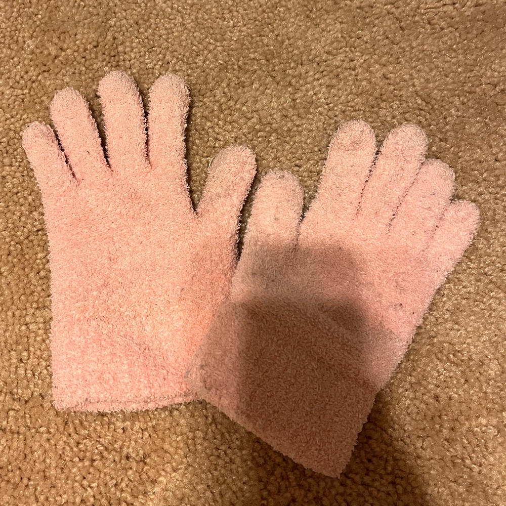 Pink Limited Too Fuzzy Gloves